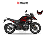 R1300GS 2024-2025 Sticker Kit – 'Stealth' Design - HUGSTICKERCUSTOM 