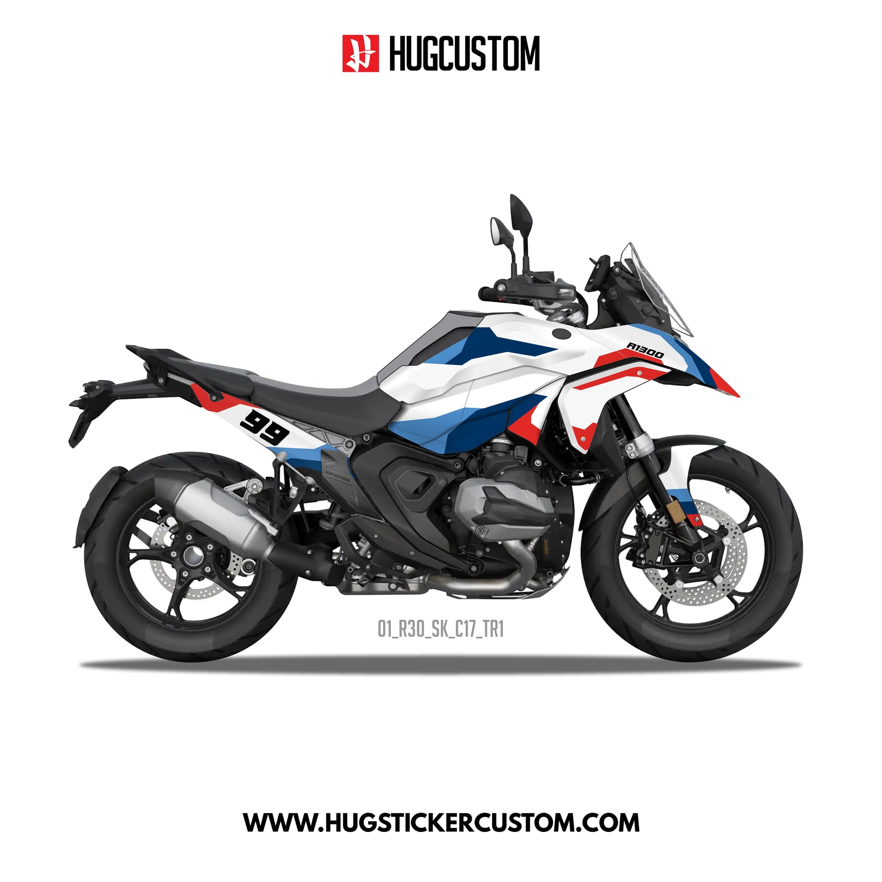 R1300GS 2024-2025 Sticker Kit – 'Summit' Design - HUGSTICKERCUSTOM 