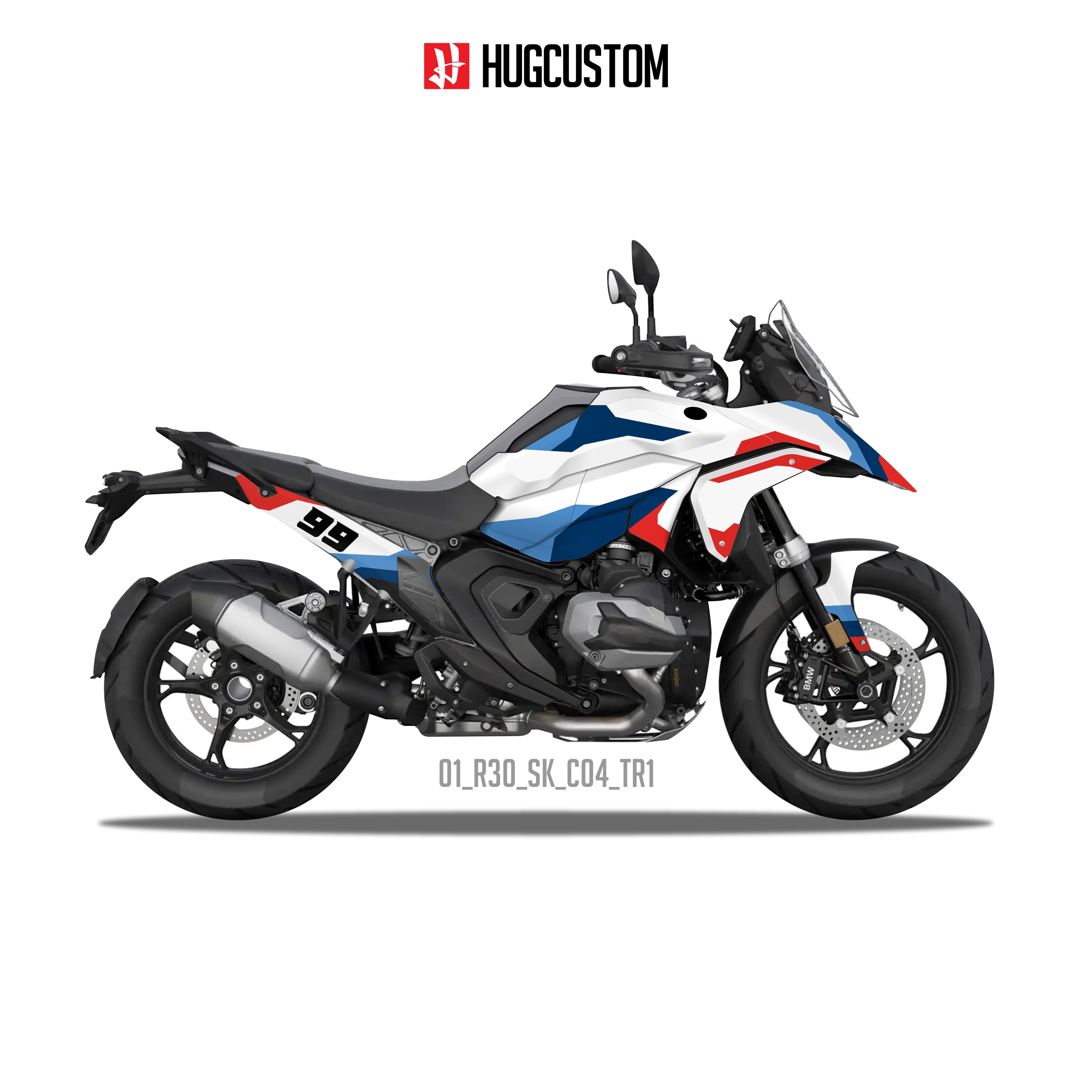 R1300GS 2024-2025 Sticker Kit – 'Summit' Design - HUGSTICKERCUSTOM