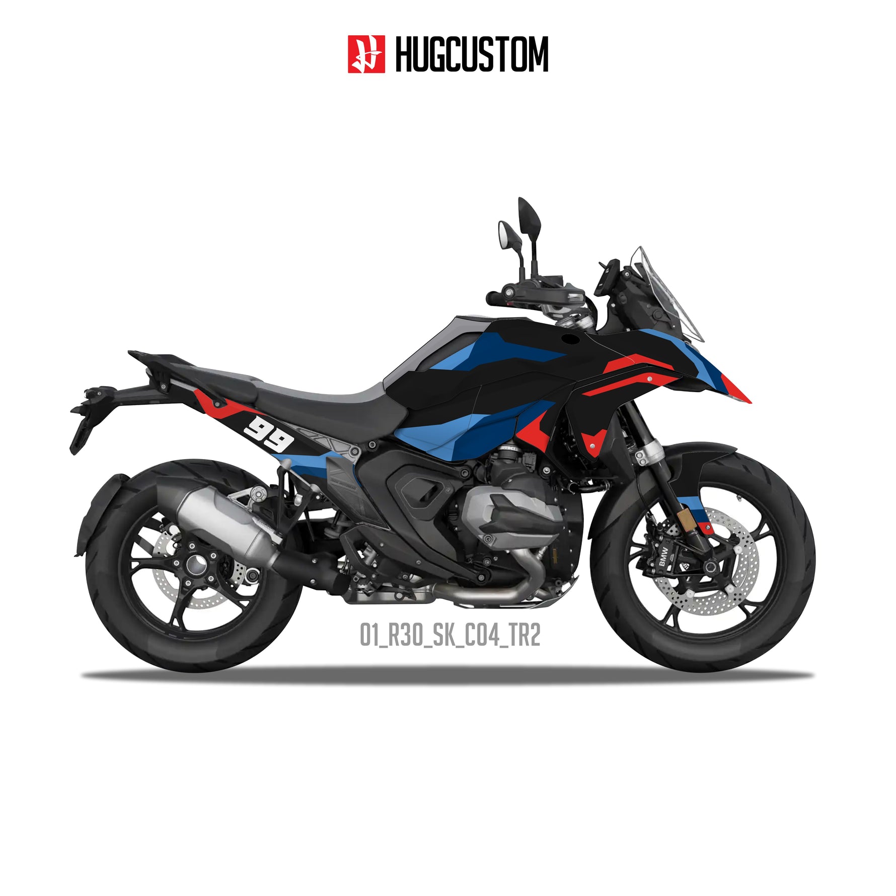 R1300GS 2024-2025 Sticker Kit – 'Summit' Design - HUGSTICKERCUSTOM