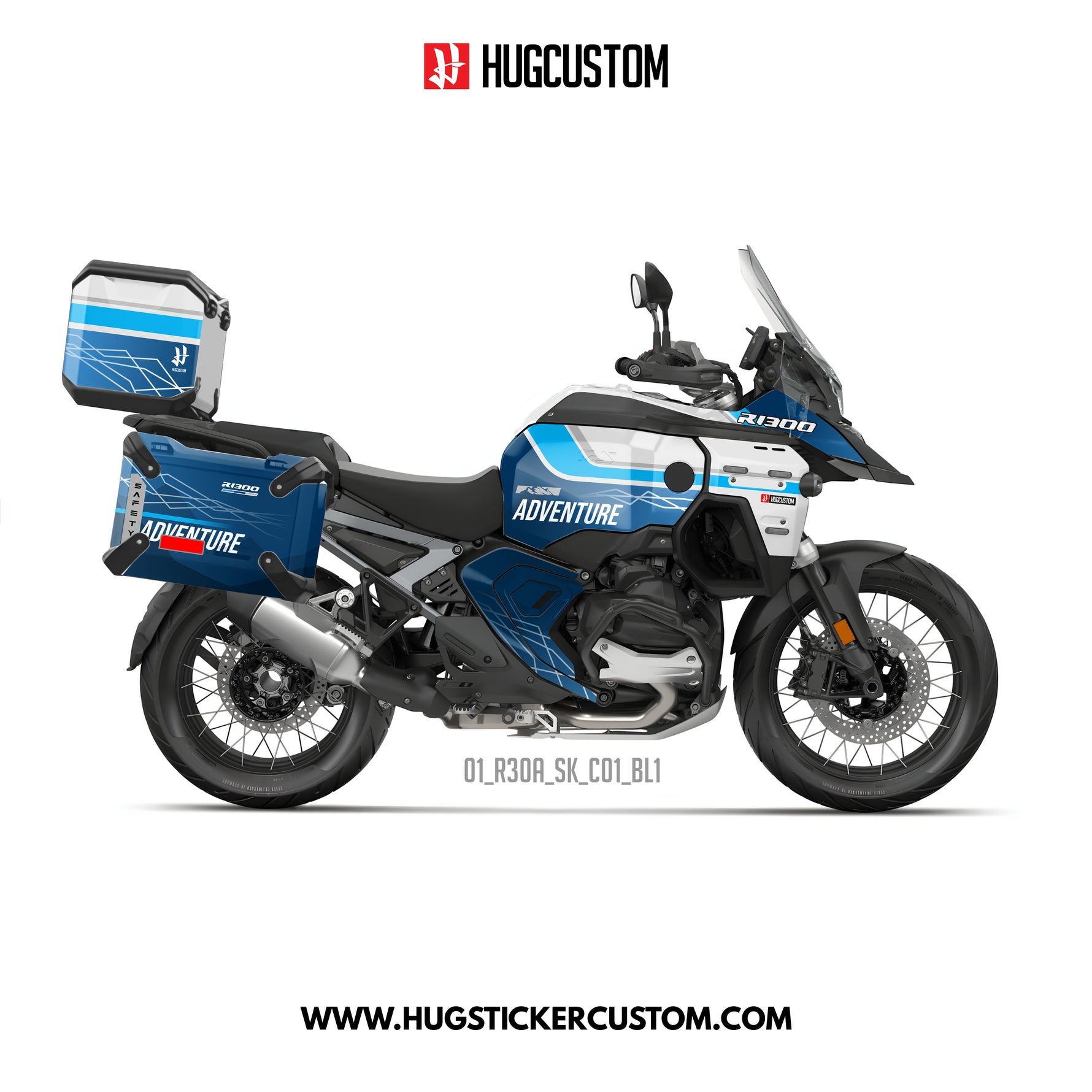 R1300GS Adventure 2024-2025 Sticker Kit – 'Adventure' Design - HUGSTICKERCUSTOM 