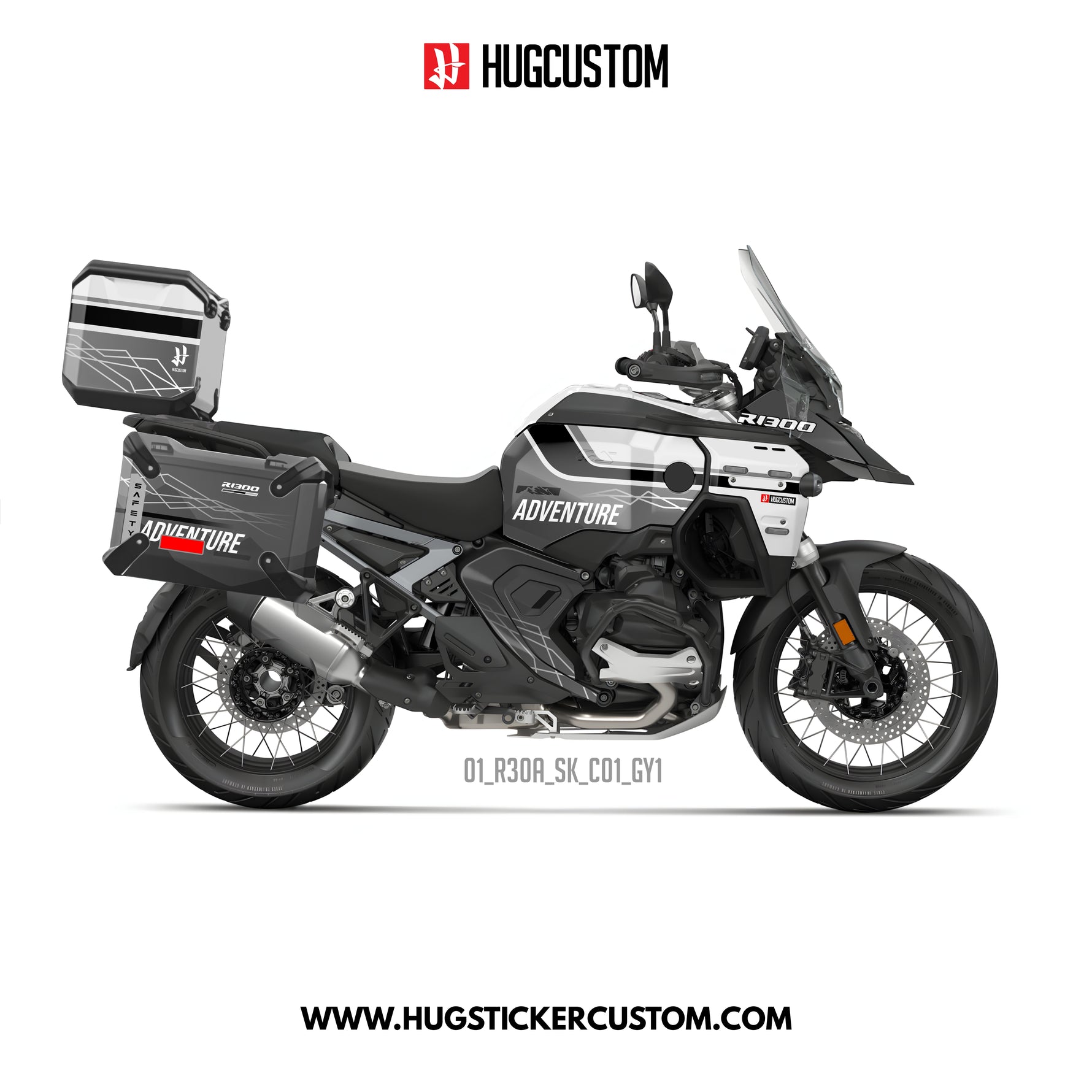 R1300GS Adventure 2024-2025 Sticker Kit – 'Adventure' Design - HUGSTICKERCUSTOM 