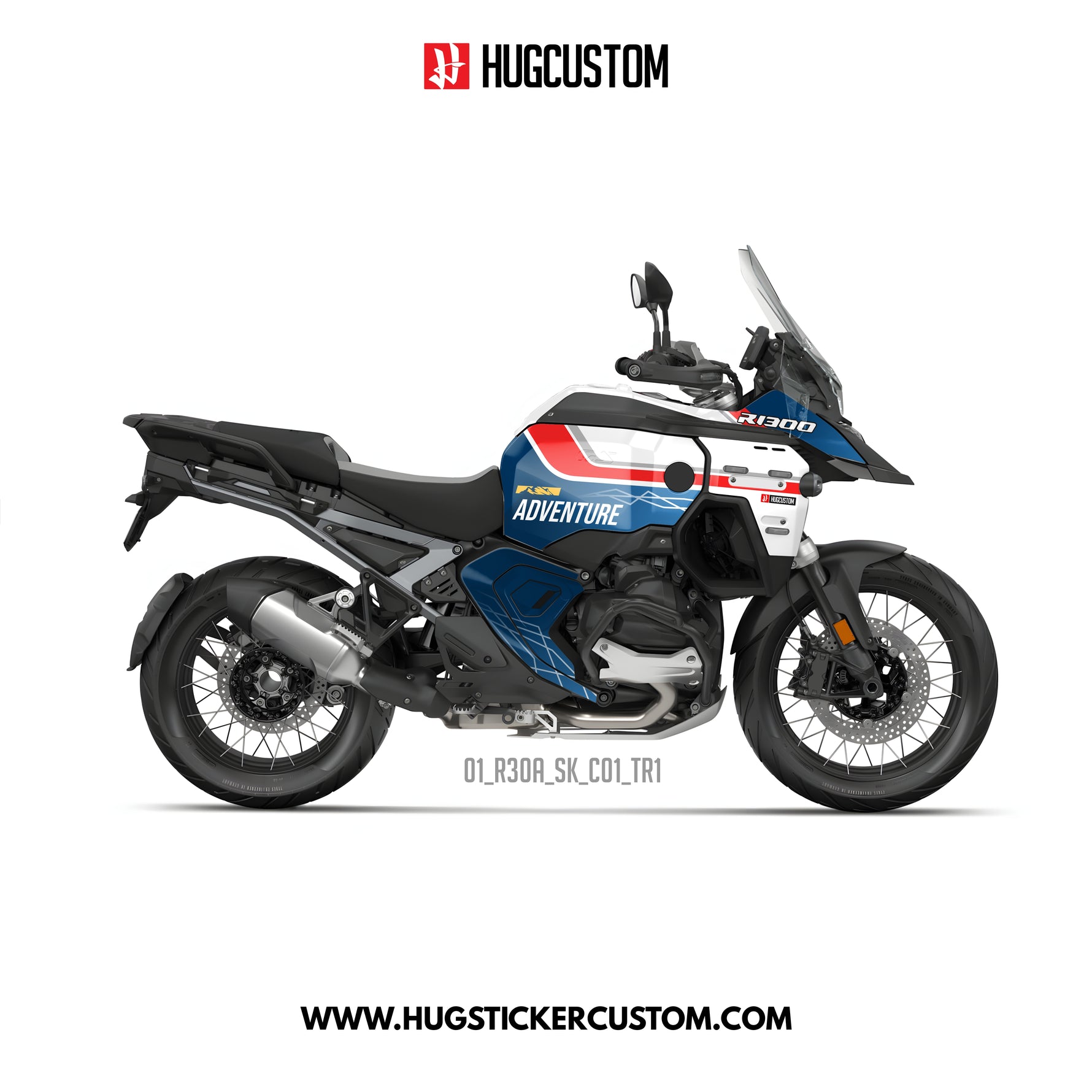 R1300GS Adventure 2024-2025 Sticker Kit – 'Adventure' Design - HUGSTICKERCUSTOM 