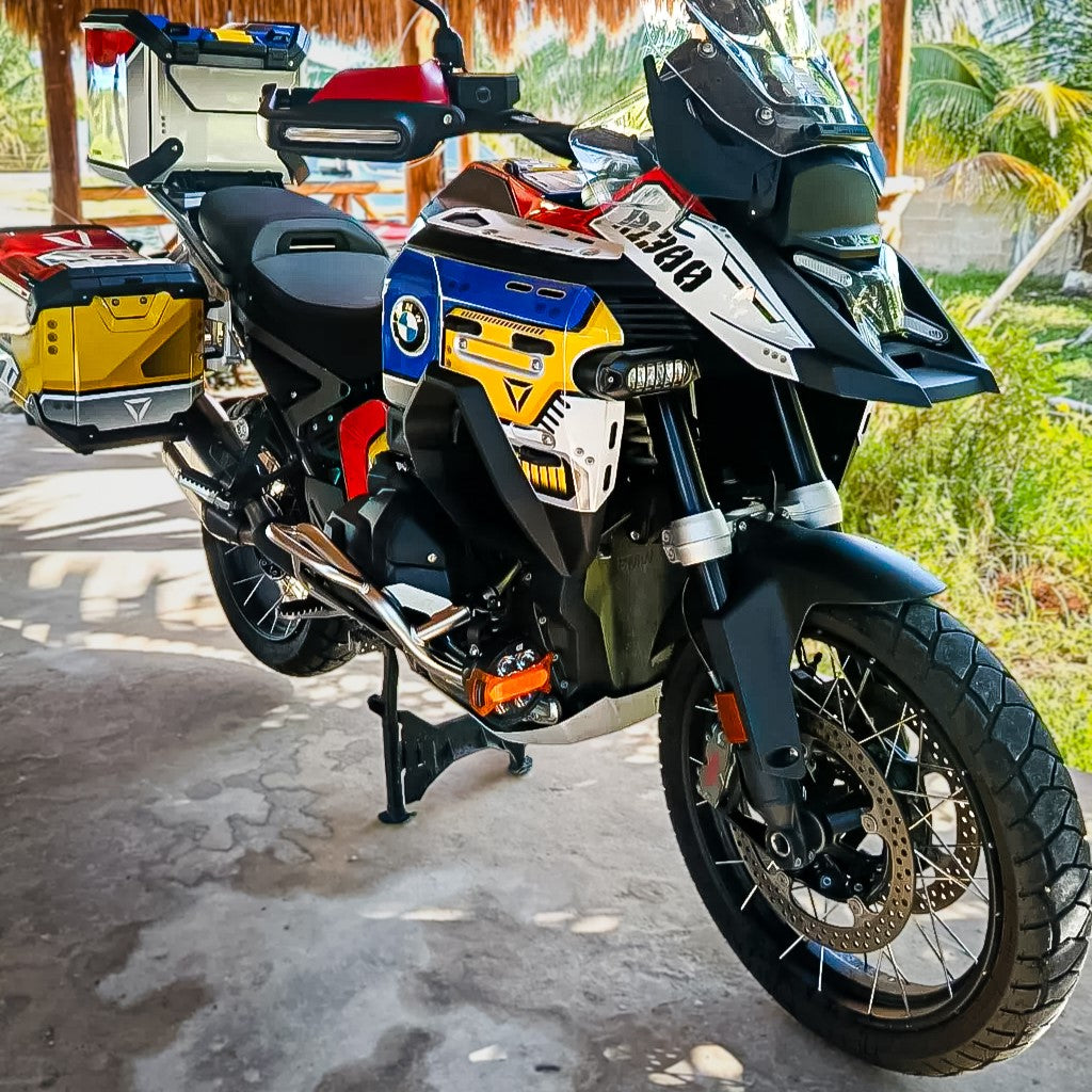 R1300GS Adventure 2024-2025 Sticker Kit – 'Machine No.1' Design - HUGSTICKERCUSTOM