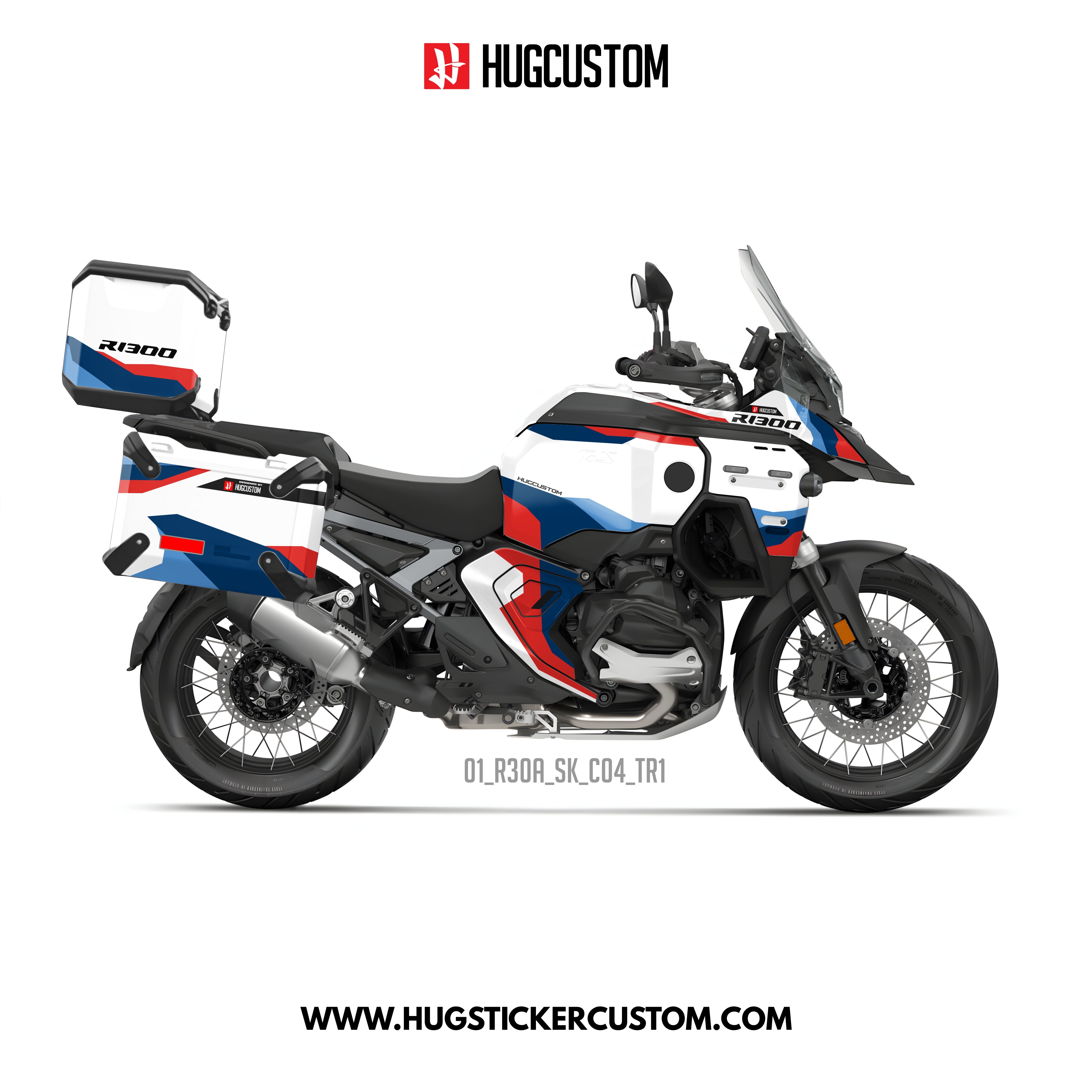 R1300GS Adventure 2024-2025 Sticker Kit – 'Summit' Design - HUGSTICKERCUSTOM 