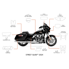 Protection Film for Harley Davidson Street Glide 2024 - HUGSTICKERCUSTOM 