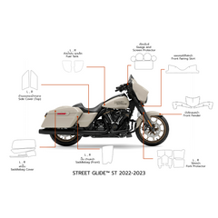 Protection Film for Harley Davidson Street Glide ST 2022-2023 - HUGSTICKERCUSTOM 