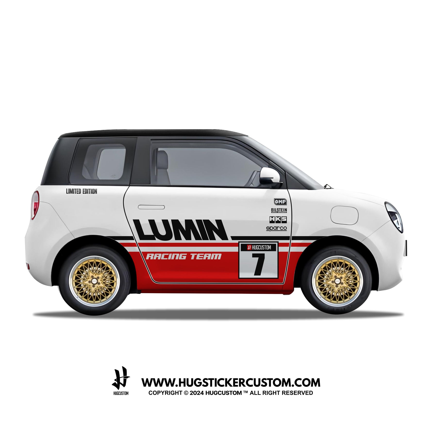 Sticker Kit Racing Concept "Circuit Royale" for LUMIN - HUGSTICKERCUSTOM 