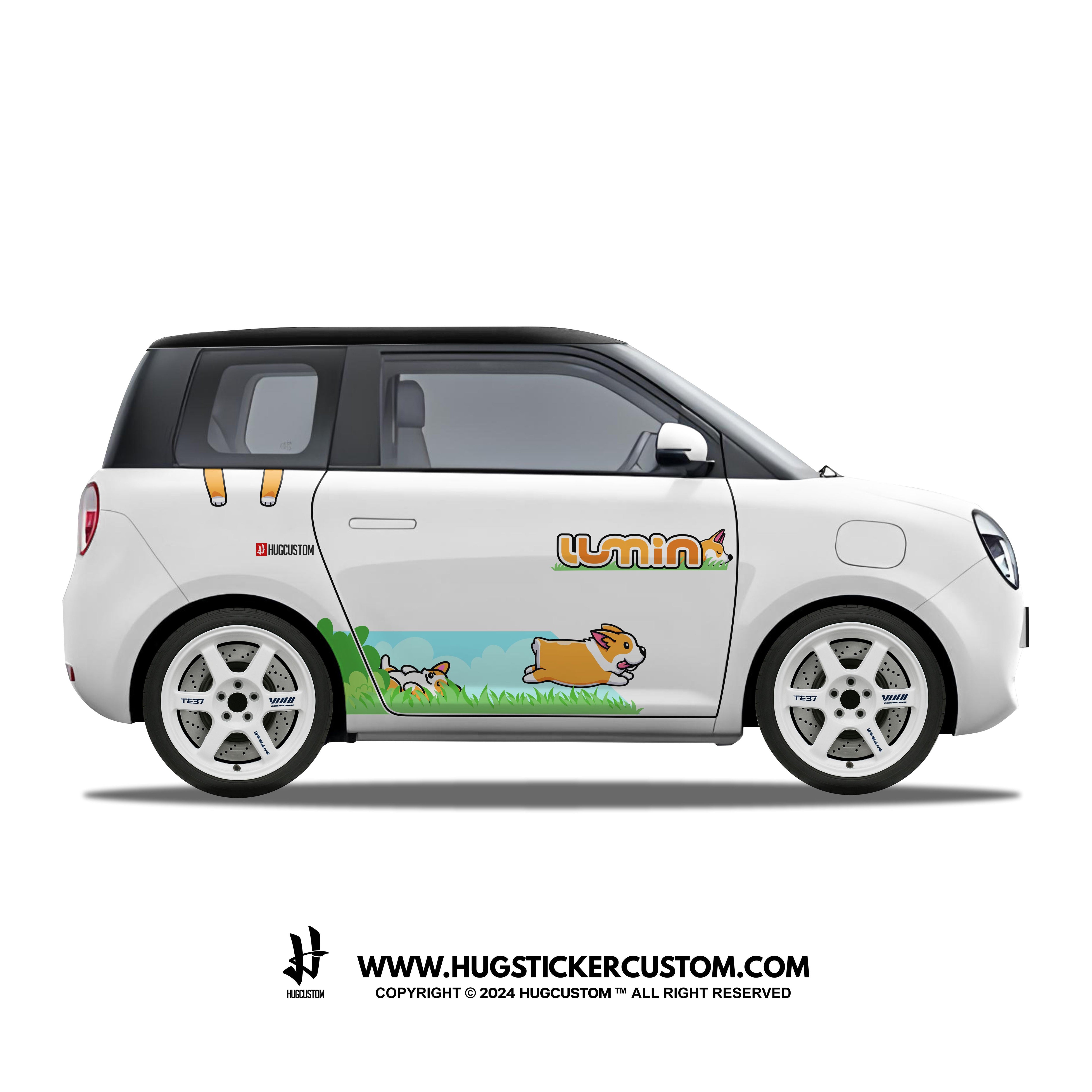 Sticker Kit Racing Concept "Corgi" for LUMIN - HUGSTICKERCUSTOM 