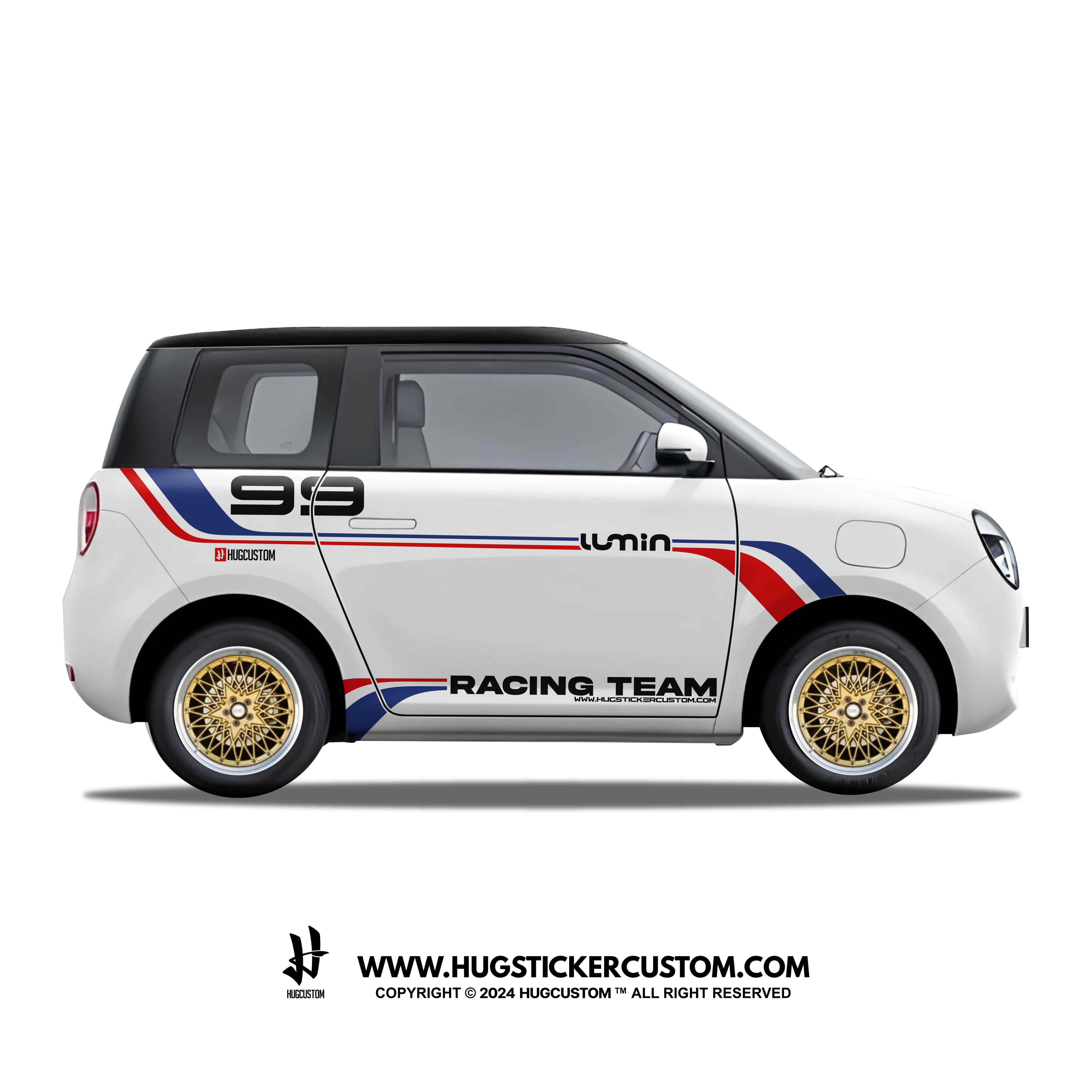 Sticker Kit Racing Concept "Jetstream" for LUMIN - HUGSTICKERCUSTOM 