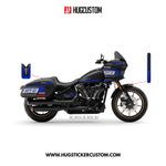 Sticker Kit for Cruiser LRST (FXLRST) (2017-2025) - 'Horizon Speed V.2' Design - HUGSTICKERCUSTOM 