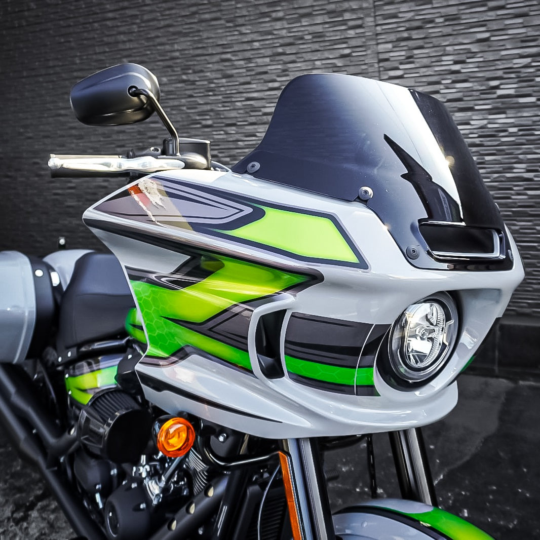 Sticker Kit for Cruiser LRST (FXLRST) (2017-2025) - 'Racing Apex' Design - HUGSTICKERCUSTOM 