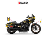 Sticker Kit for Cruiser LRST (FXLRST) (2017-2026) - 'Spectre' Design - HUGSTICKERCUSTOM 