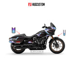 Sticker Kit for Cruiser LRST (FXLRST) (2017-2026) - 'Spectre' Design - HUGSTICKERCUSTOM 