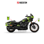 Sticker Kit for Cruiser LRST (FXLRST) (2017-2026) - 'Spectre' Design - HUGSTICKERCUSTOM 