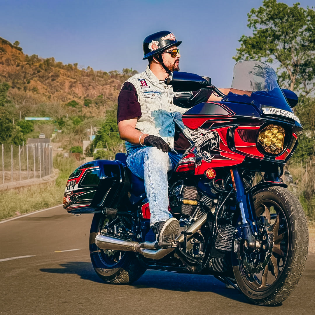 Sticker Kit for Cruiser LRST (FXLRST) (2017-2026) - 'Wolf' Design - HUGSTICKERCUSTOM