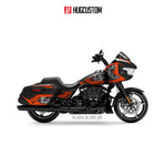 Sticker Kit for Touring RG (FLTRX) (2024-2026) - 'Age of Bushido' Design - HUGSTICKERCUSTOM 