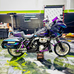 Sticker Kit for Touring RG (FLTRX) (2024-2026) - 'Bone Protocol' Design (Full Set) - HUGSTICKERCUSTOM