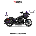 Sticker Kit for Touring RG (FLTRX) (2024-2026) - 'Club Style' Design - HUGSTICKERCUSTOM