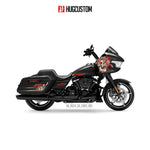 Sticker Kit for Touring RG (FLTRX) (2024-2026) - 'HUG Skull' Design - HUGSTICKERCUSTOM 