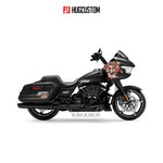 Sticker Kit for Touring RG (FLTRX) (2024-2026) - 'HUG Skull' Design - HUGSTICKERCUSTOM 