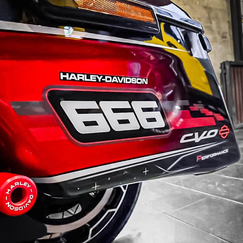 Sticker Kit for Touring RG (FLTRX) (2024-2026) - 'High Speed' Design - HUGSTICKERCUSTOM 