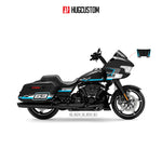 Sticker Kit for Touring RG (FLTRX) (2024-2026) - 'High Speed' Design - HUGSTICKERCUSTOM 