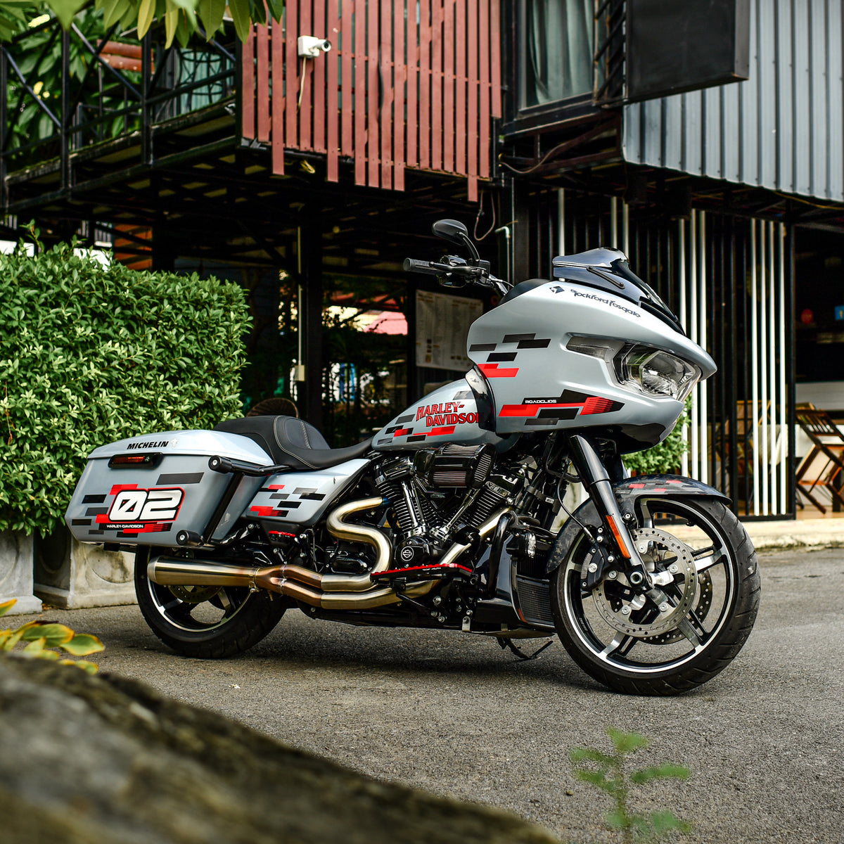 Sticker Kit for Touring RG (FLTRX) (2024-2026) - 'Horizon Speed' Design - HUGSTICKERCUSTOM