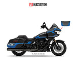 Sticker Kit for Touring RG (FLTRX) (2024-2026) - 'White Ash' Design - HUGSTICKERCUSTOM 