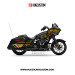 Sticker Kit for Touring RG (FLTRXS/FLTRXST) (2015-2023) - 'Dragon Design - HUGSTICKERCUSTOM 
