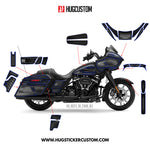 Sticker Kit for Touring RG (FLTRXS/FLTRXST) (2015-2023) - 'Grand Chicano' Design (Full Set) - HUGSTICKERCUSTOM 