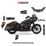 Sticker Kit for Touring RG (FLTRXS/FLTRXST) (2015-2023) - 'Grand Chicano' Design (Full Set) - HUGSTICKERCUSTOM 