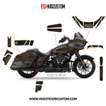 Sticker Kit for Touring RG (FLTRXS/FLTRXST) (2015-2023) - 'Grand Chicano' Design (Full Set) - HUGSTICKERCUSTOM 