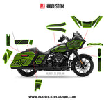 Sticker Kit for Touring RG (FLTRXS/FLTRXST) (2015-2023) - 'HiveX' Design (Full Set) - HUGSTICKERCUSTOM 