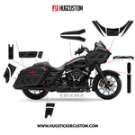 Sticker Kit for Touring RG (FLTRXS/FLTRXST) (2015-2023) - 'HiveX' Design (Full Set) - HUGSTICKERCUSTOM 