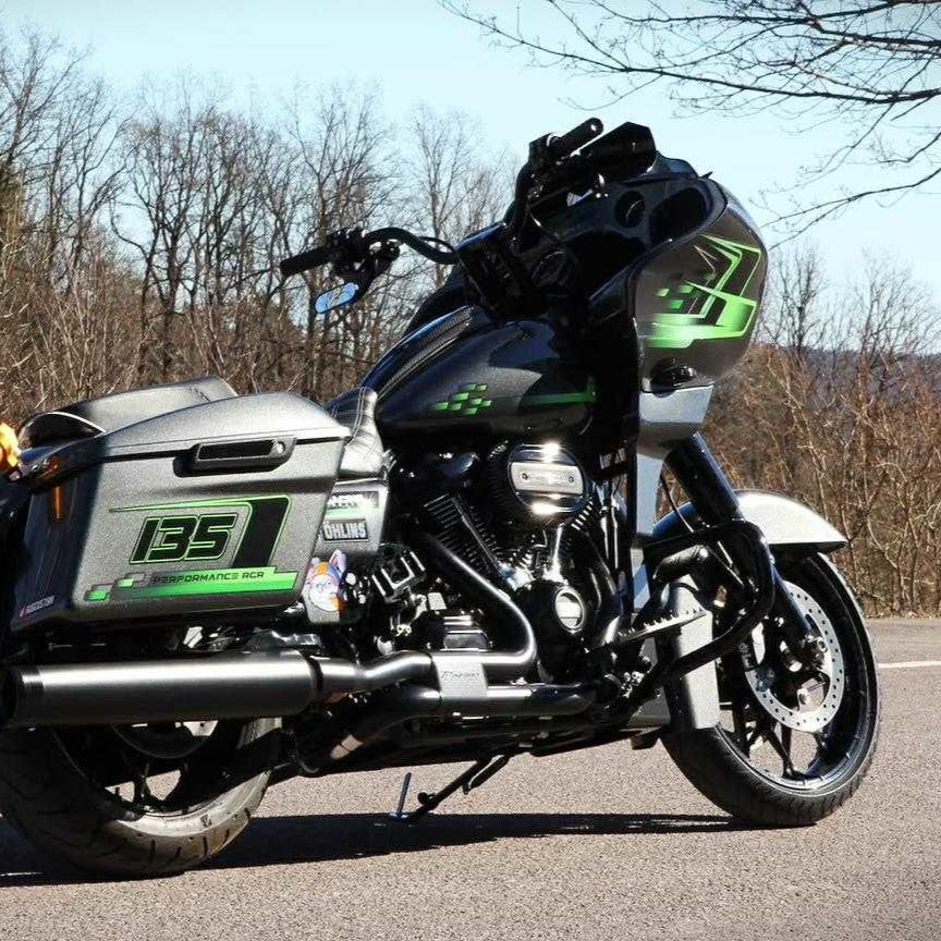 Sticker Kit for Touring RG (FLTRXS/FLTRXST) (2015-2023) - 'Velocity' Design - HUGSTICKERCUSTOM