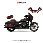 Sticker Kit for Touring SG (FLHX) (2024-2025) - 'Chicano' Design - HUGSTICKERCUSTOM 