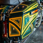 Sticker Kit for Touring SG (FLHX) (2024-2025) - 'HiveX' Design (Full Set) - HUGSTICKERCUSTOM 