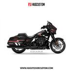 Sticker Kit for Touring SG (FLHX) (2024-2025) - 'Spectre' Design - HUGSTICKERCUSTOM 