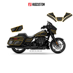 Sticker Kit for Touring SG (FLHX) (2024-2026) - 'Chicano' Design - HUGSTICKERCUSTOM 