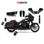 Sticker Kit for Touring SG (FLHX) (2024-2026) - 'HiveX' Design (Full Set) - HUGSTICKERCUSTOM 