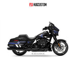 Sticker Kit for Touring SG (FLHX) (2024-2026) - 'Spectre' Design - HUGSTICKERCUSTOM 