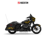 Sticker Kit for Touring SG (FLHXS/FLHXST) (2015-2023) - 'Blaze of Freedom' Design - HUGSTICKERCUSTOM 