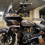 Sticker Kit for Cruiser LRST (FXLRST) (2017-2026) - 'BLACKMAN' Design