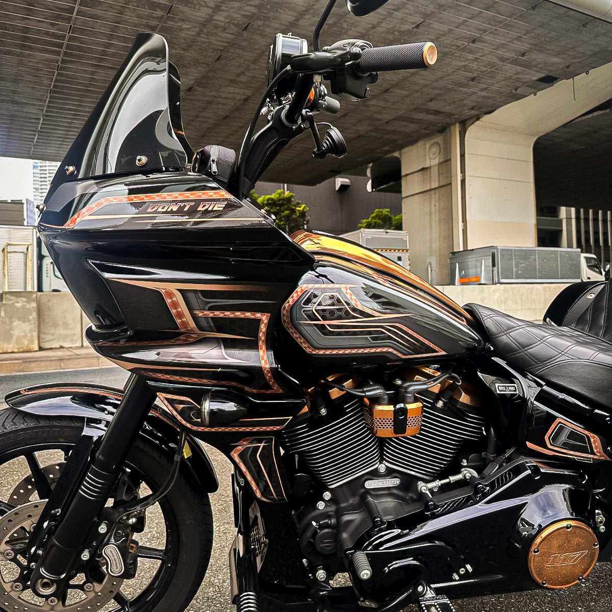 Sticker Kit for Cruiser LRST (FXLRST) (2017-2026) - 'BLACKMAN' Design