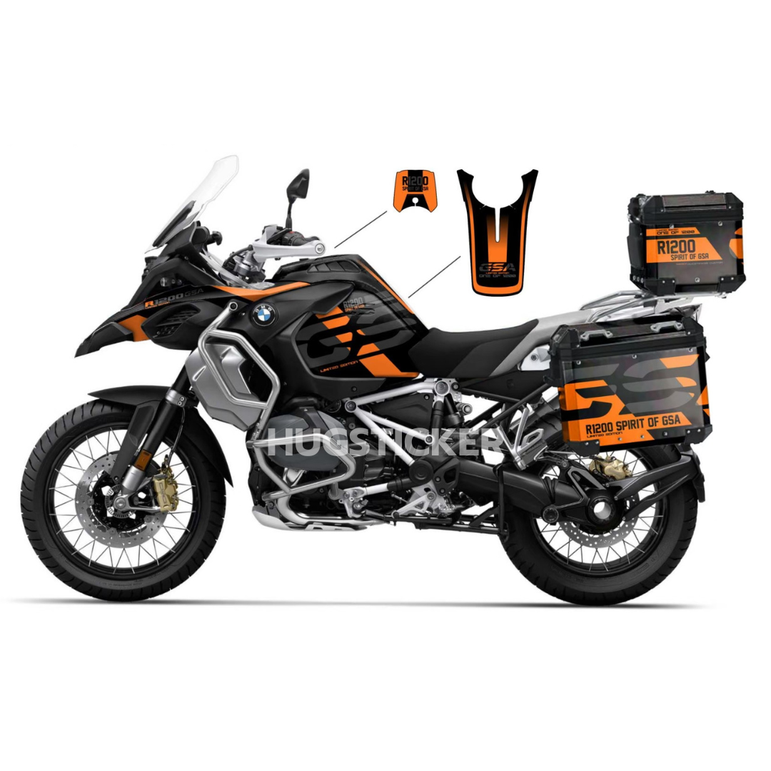 BMW GS & GS Adventure 1200/1250 Sticker – 'Spirit of GS' Design - HUGSTICKERCUSTOM 