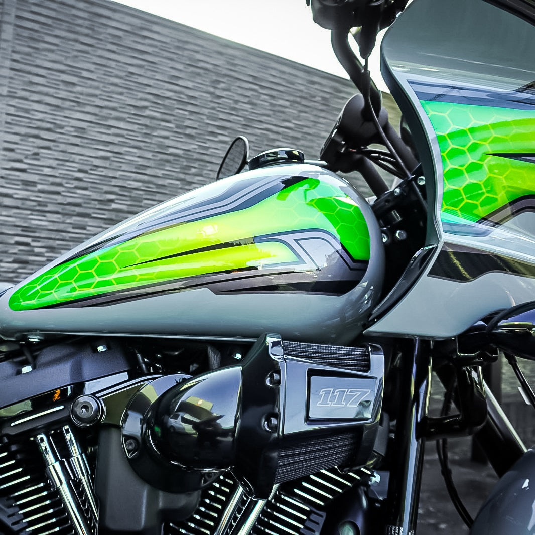 Sticker Kit for Cruiser LRST (FXLRST) (2017-2025) - 'Racing Apex' Design