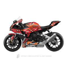 Yamaha YZF-R1 2020 Sticker - 'Shark' Design - HUGSTICKERCUSTOM 