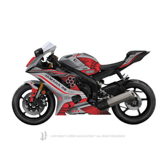 Yamaha YZF-R6 2017-2024 Sticker - 'Sci-Fi' Design - HUGSTICKERCUSTOM 