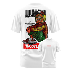 Hugstudio original Cotton T-shirt 'Yak Street' - HUGSTICKERCUSTOM 